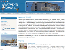 Tablet Screenshot of apartmani-tamaris.com